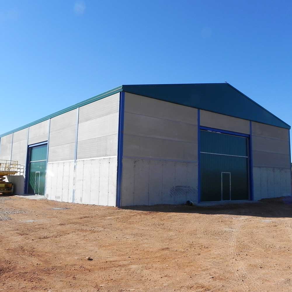 Nave industrial ejecutada a partir de proyecto de edificación en Ciudad Real